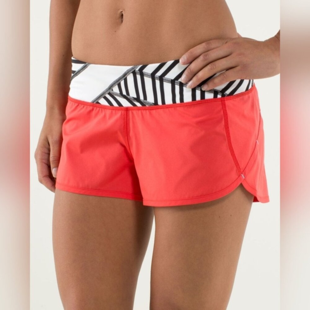 Lululemon Athletic Athleisure Utility W7831S Run Speed Shorts 4